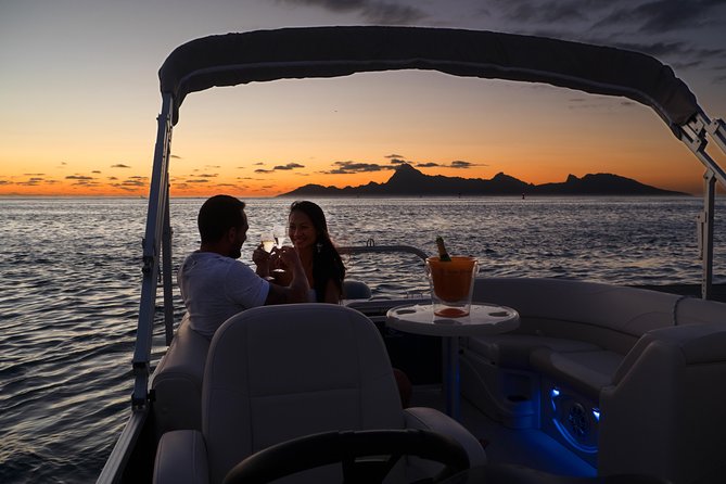 Toa Boat Bora Bora Private Sunset On Majestic Pontoon Boat