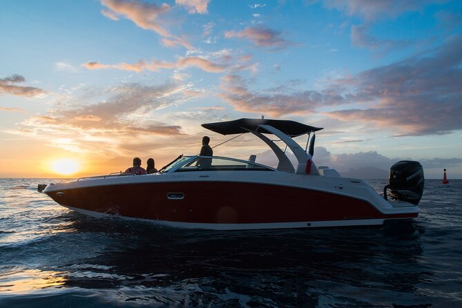 Boat Trip with Sunset in Tahiti